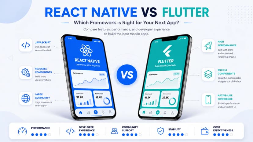 React Native vs Flutter in 2026 | Which Should You Choose?